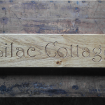 Lilac Cottage house wooden signs